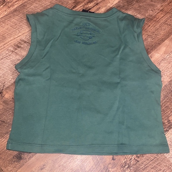 Harley Davidson Excellent like new condition size large crop top - Picture 2 of 9